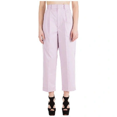 Shop Isabel Marant Grayson Cropped Pants In Pink