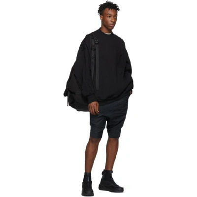 Shop Julius Black Nilos Edition Taffeta Shorts