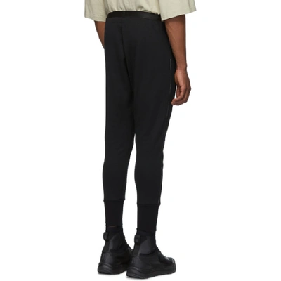 Shop Julius Back Nilos Edition Mesh Lounge Pants In Black