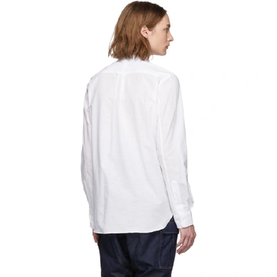 Shop Junya Watanabe White Multi Fabric Mix Shirt In 2 Whit Mix