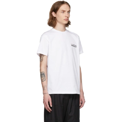 Shop Kiko Kostadinov White 0006 Graphic T-shirt