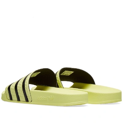 Shop Adidas Originals Adidas Adilette W In Yellow