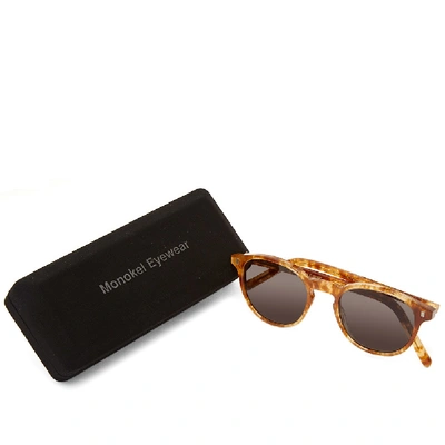 Shop Monokel Nelson Sunglasses In Brown