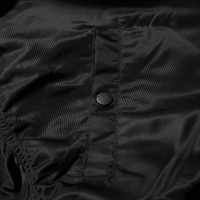 Shop Alpha Industries Nasa Funnel Neck Jacket In Black