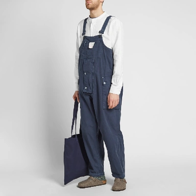 Nigel Cabourn X Lybro Naval Dungaree In Blue | ModeSens