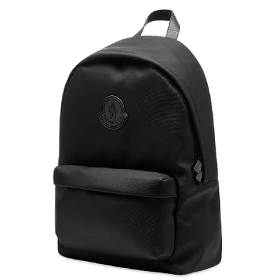 Shop Moncler Canvas Backpack In Black