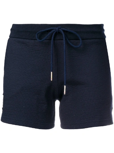 Shop Thom Browne 'seersucker' Shorts - Blau In Blue