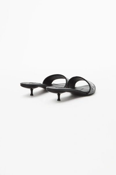 Shop Alexander Wang Jo Logo Sandal In Black