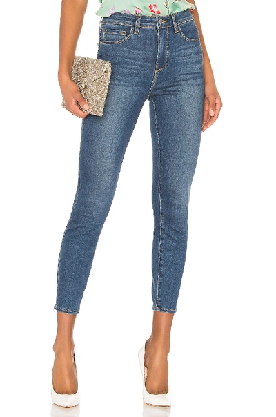 Shop L Agence L'agence Margot High Rise Skinny In Blue. In Neptune