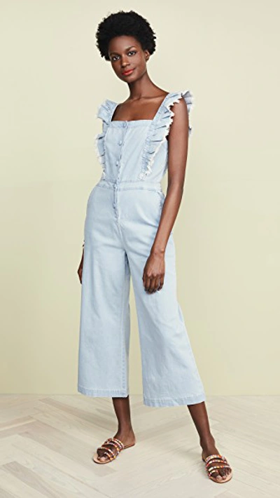 Shop Bb Dakota Yes Way Chambray Jumpsuit In Denim