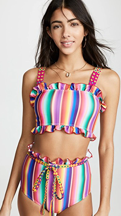 Shop All Things Mochi Louise Bikini In Rainbow