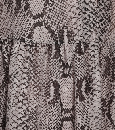 Shop Stella Mccartney Printed Cotton And Silk Maxi Dress In Multicoloured
