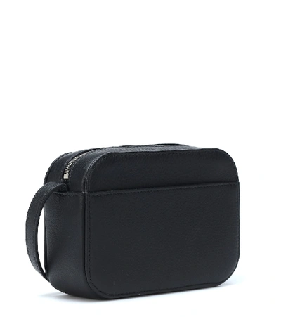 Shop Balenciaga Everyday Xs Leather Crossbody Bag In Black