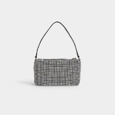 Shop Alexander Wang Heiress Medium Bag -  - Mesh - Grey In White