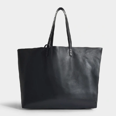Shop Mansur Gavriel Oversized Tote Bag In Black