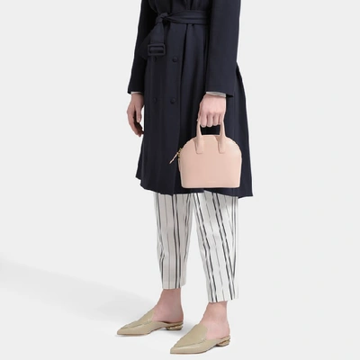 Shop Mansur Gavriel Mini Top Handle Bag In Pink