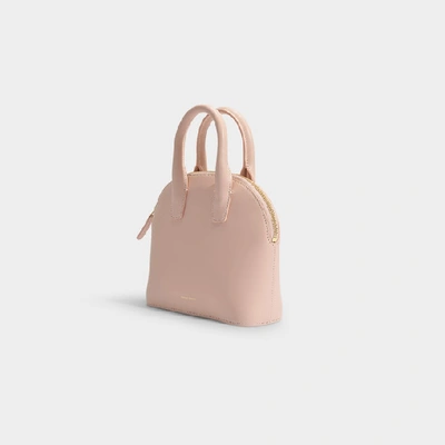 Shop Mansur Gavriel Mini Top Handle Bag In Pink