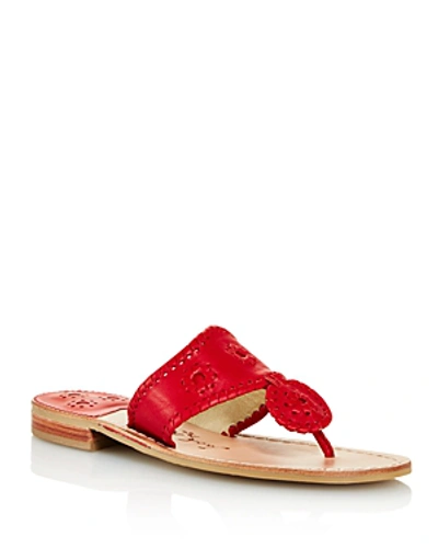 Shop Jack Rogers Women's Jacks Thong Sandals In Red