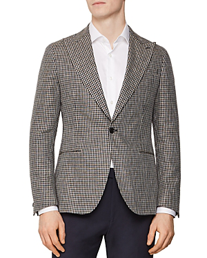 reiss houndstooth blazer