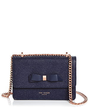 jayllaa bow leather crossbody bag