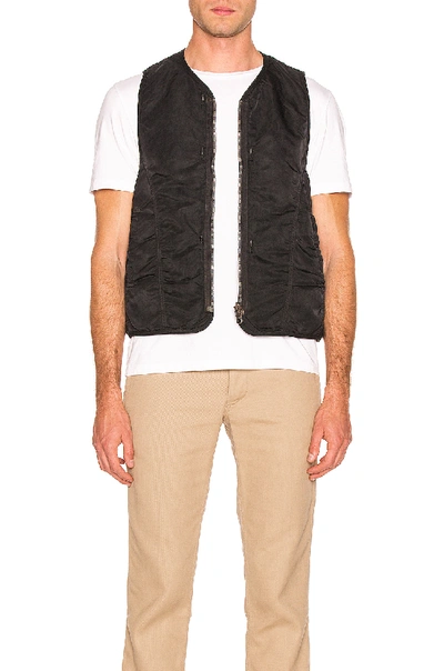 Shop Visvim Iris Liner Vest In Black