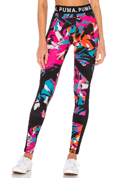 Shop Puma Chase Aop Legging In  Black