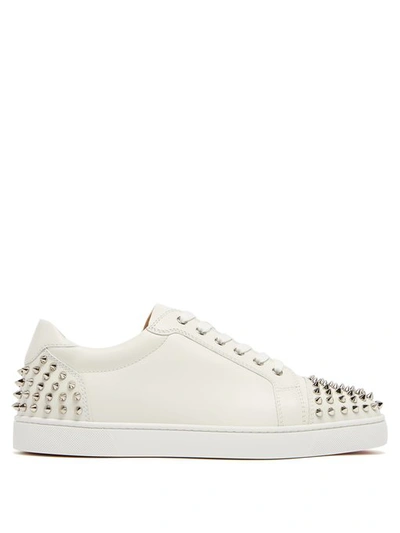Christian Louboutin Seavaste 2 Spiked Leather Low-top Trainers in Red for  Men