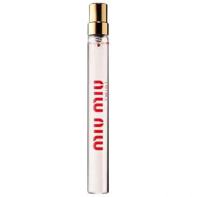 Shop Miu Miu Twist Eau De Parfum Travel Spray 0.33 oz/ 10 ml Eau De Parfum Travel Spray