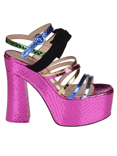 Shop Attico Bibbi Platform Sandals