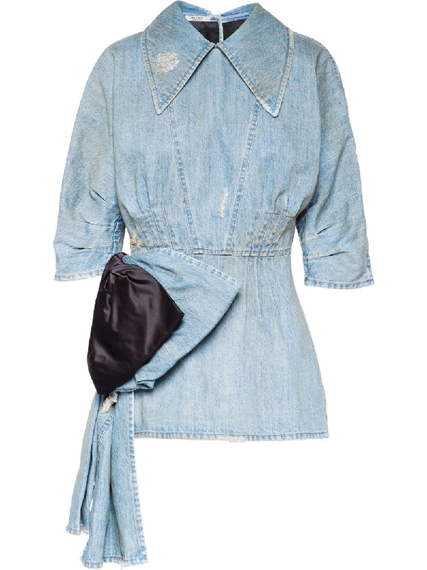 miu miu denim dress