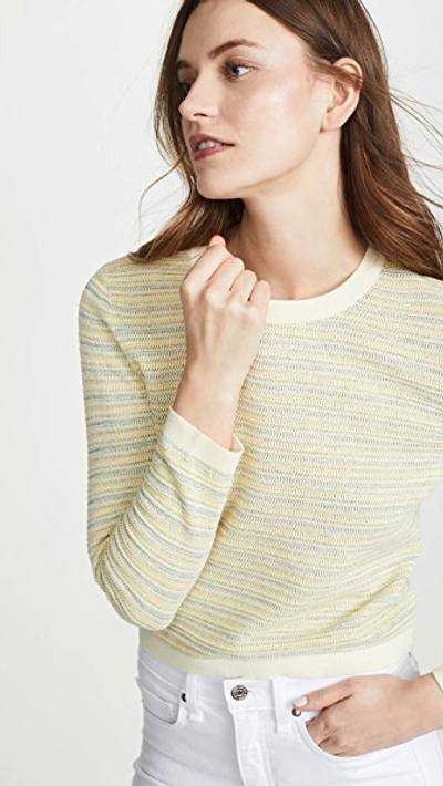 Shop Veronica Beard Boise Sweater In Yellow Multi
