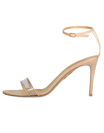 Shop Aquazzura Minimalist Sandal In Pink