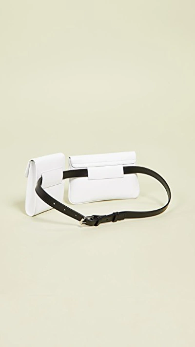 Shop Avec La Troupe Galaxy Belt Bag In White
