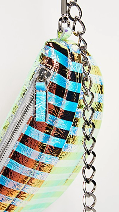 Shop Avec La Troupe Led Stripe Troupe Chain Belt Bag