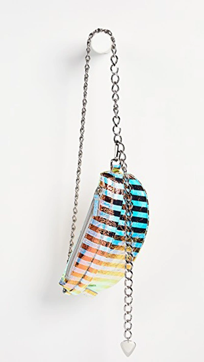 Shop Avec La Troupe Led Stripe Troupe Chain Belt Bag