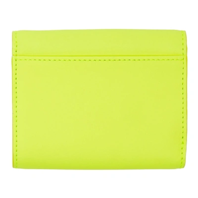 Shop Off-white Yellow Neon Small Wallet In Fluo Yellow