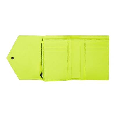 Shop Off-white Yellow Neon Small Wallet In Fluo Yellow