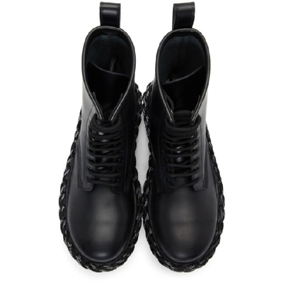 Shop Balenciaga Black Laces Boots In 1000 Black