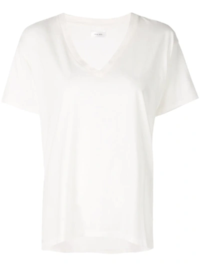 Shop Anine Bing Romeo T-shirt - Weiss In White