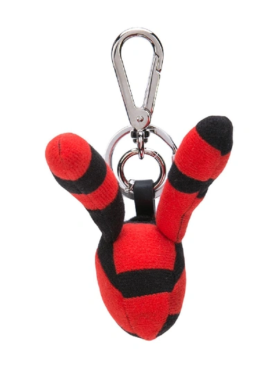 Shop Marni Bunny Shape Keyring - Red