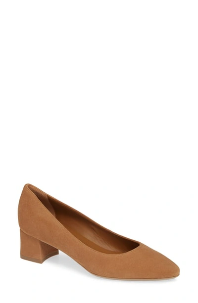 Shop Aquatalia Pasha Pump In Sand Suede