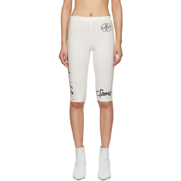 off white cycling shorts
