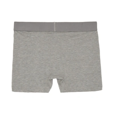 Shop Levi's Levis Two-pack Grey Logo Boxer Briefs