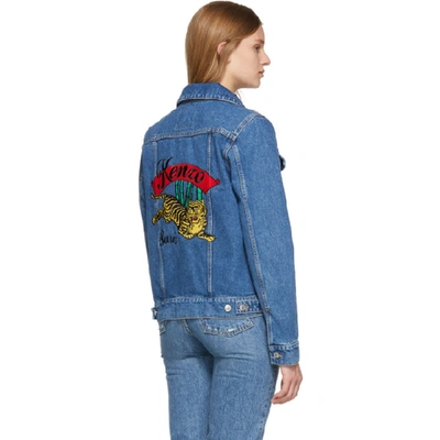 Kenzo tiger denim jacket deals