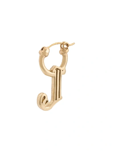 Shop Ellery Alphabet Charm Earrings - Gold