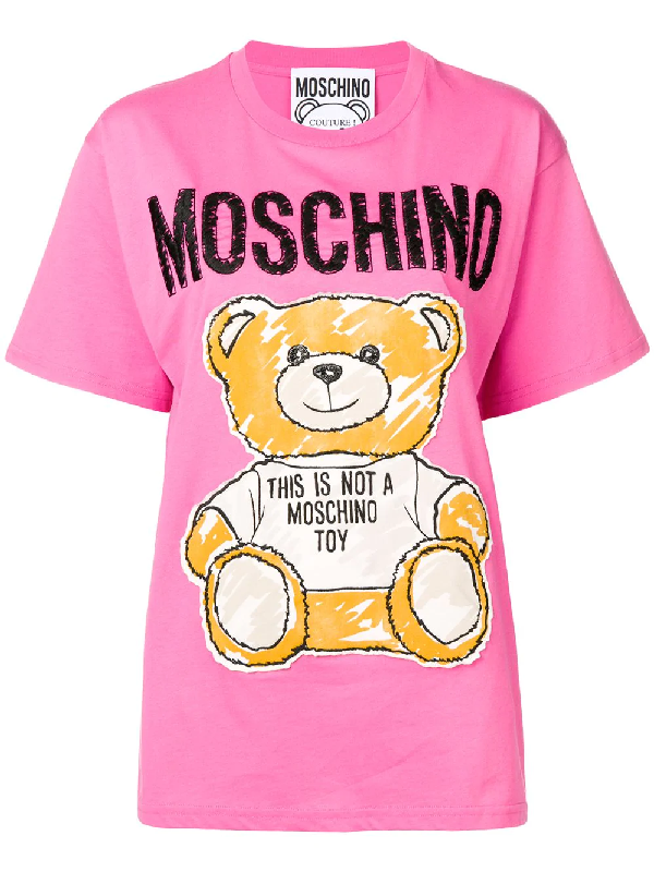 moschino pink t shirt