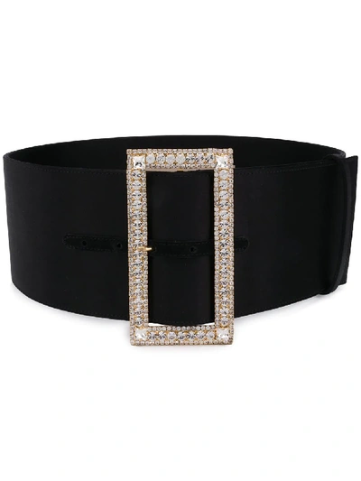 Shop Alexandre Vauthier Embellished Belt - Black