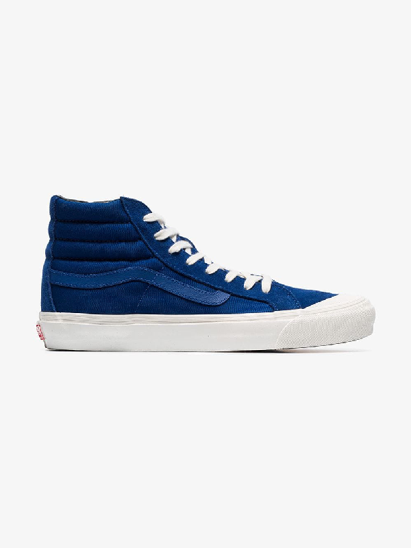 royal blue high top vans
