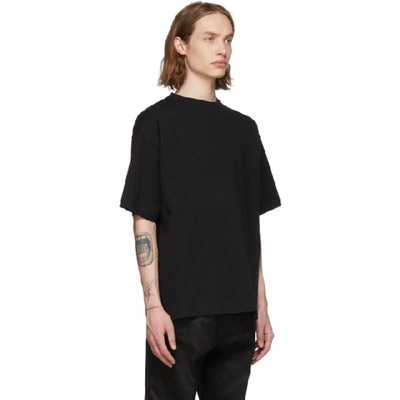 Shop Balenciaga Black I Love Techno T-shirt In 1000 Black