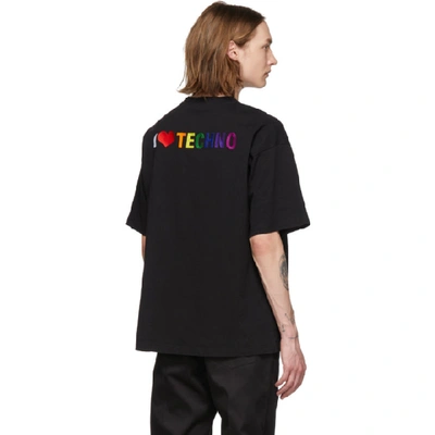 Balenciaga Black Logo Tab Regular T-shirt | ModeSens